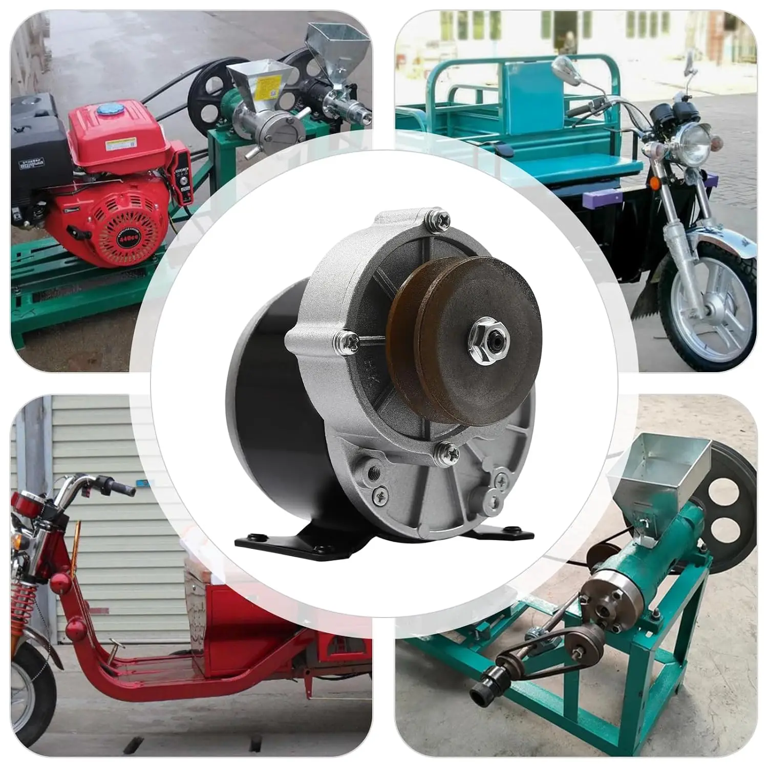 

НОВЕЙШИЙ Независимый мотор-редуктор, мощный двигатель 250 Вт 2750 об/мин с ременным шкивом