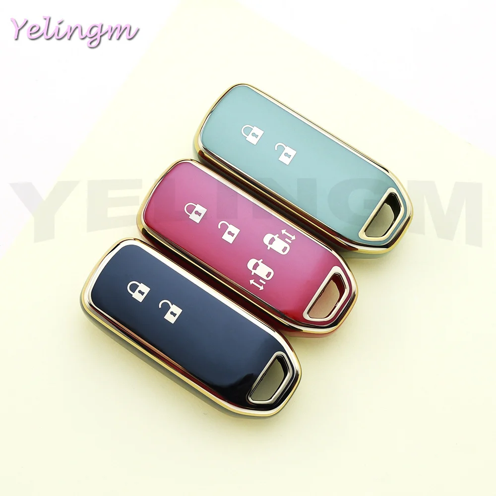 2/4-Tasten Fernbedienungshalter Auto TPU Schlüsselhülle für Honda N-BOX N-ONE N-WGN N-VAN Custom Wgn Schlüsselanhänger Zubehör