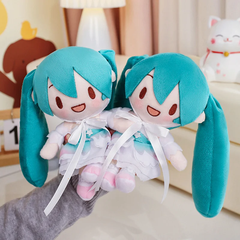 15th Anniversary HatsuneMiku Fufu Plush Toy Japanese Anime Hatsune Miku Plush Doll Pillow Future Doll Girl Xmas Gift