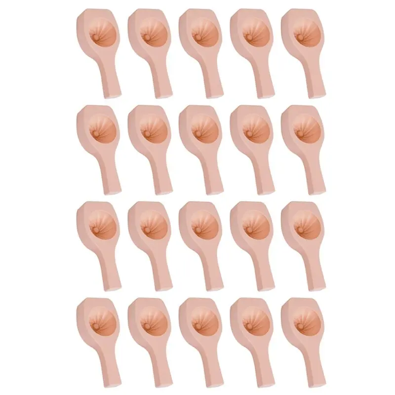 

A53Q-DIY Baking Tools Steamed Bun Mold Wooden Moon Cake Mould 20Pcs Mung Bean Cake Baozi Making Tool