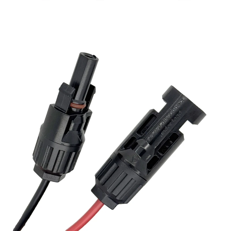 

Solar Panel Male to Male and Female Cable Connectors 16AWG Cable Solar Plug