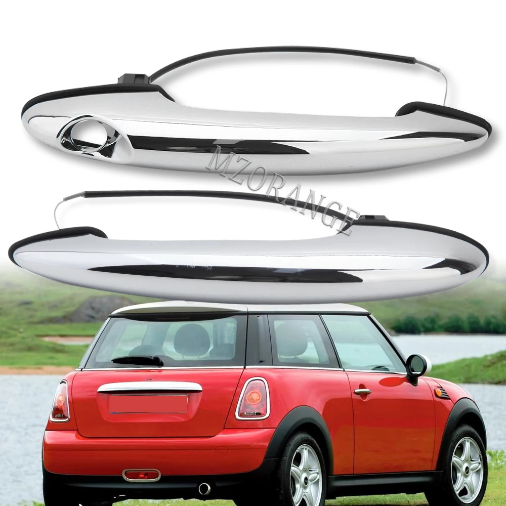 Chrome Outside Door Handle Exterior Door Handle For Mini Cooper One R50 R52 R53 R55 R56 R57 2002-2015