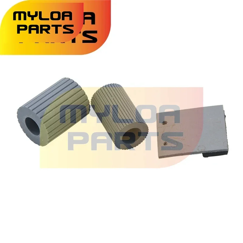 1X B12B813481 Roller Assembly Tire Pad Kit support for EPSON Worksupport force DS-6500 DS-7500 Document Scanner