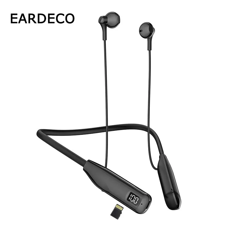 

EARDECO 100 Hour Playback Wireless Headphones Bass with Mic Bluetooth Headphone Earphone Stereo Sport Neckband Auriculares