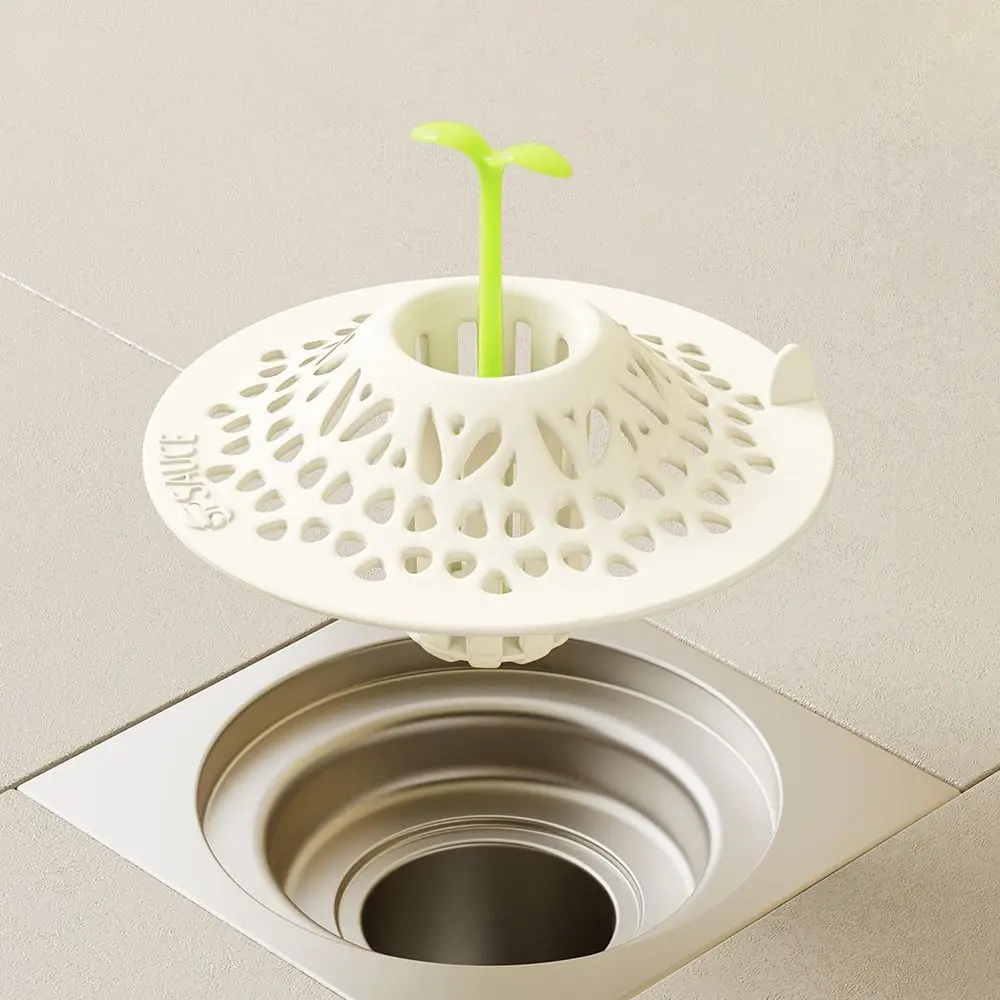 Filtro automático desodorizante para fregadero de cocina, accesorios de tapón de drenaje para fregadero, cesta antibloqueo, colador de fregadero multifuncional