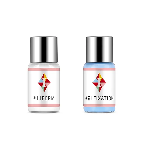 Imagen 2 del producto 5 botellas/lote # 1/2/3/4 loción para levantar pestañas Kit de levantamiento de pestañas loción de fijación permanente para pestañas levantamiento de pestañas herramientas de maquillaje