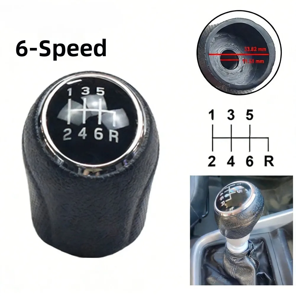 Manual Gear Shift Knob Ball Joint For Suzuki SX4 for s-cross 2016 2017 2018 2019 2020 2021 5 Speed 6 Speed Black Plastic