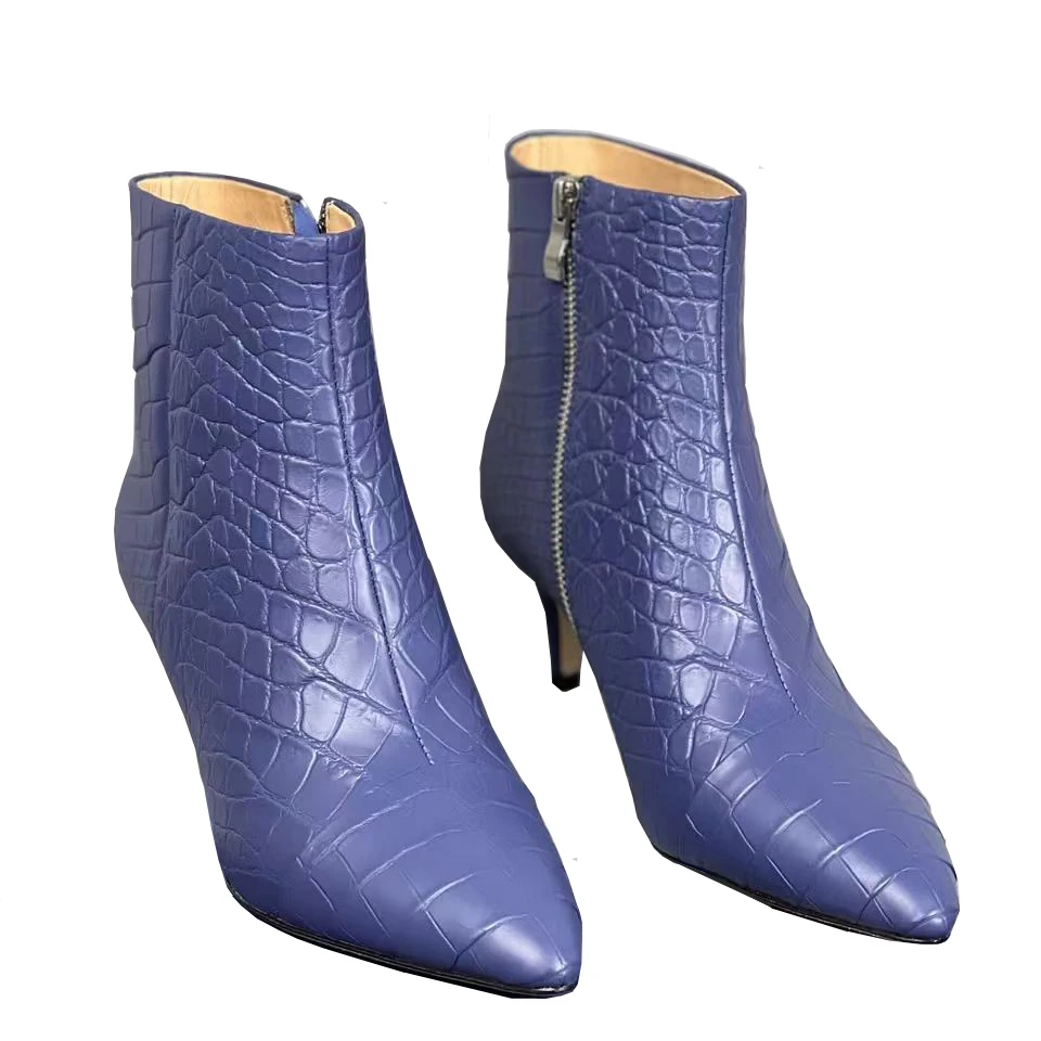 

Новые женские ботинки Yingshang, туфли под крокодиловую кожу, свадебные туфли для невесты, туфли для деловых встреч и свиданий, туфли под костюм для девушек