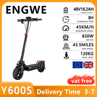 Electric Scooter ENGWE Y600S license plate allowed 48V18.2AH Battery 830W Motor 70 KM Max Range 10\