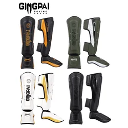 MMA Boxing Shin Guards Ankle Support Adult Men Women Kickboxing Equipment Karate Protectors Sanda Muay Thai Legging Instep Guard
