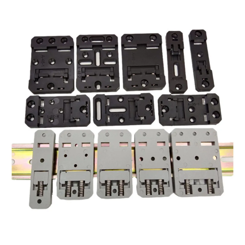 5mm Guide Rail Buckle Of Simple PCB Circuit Board Mounting Bracket DIN Rail Mounting PCB Carrier PCB Bracket