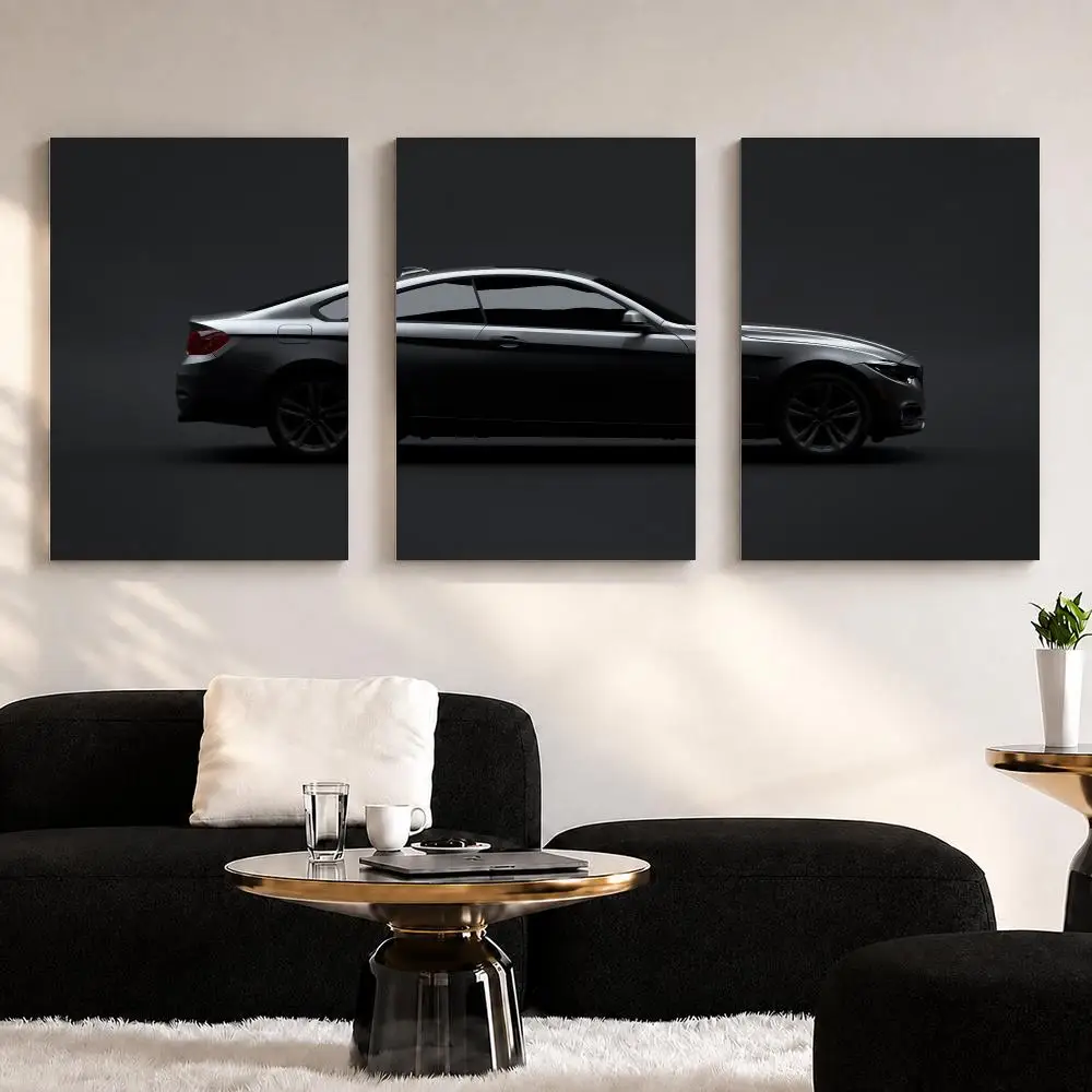 G22 Sports Coupe Framed Wall Painting Ready to Hang Canvas Poster for Bedroom Living Room Hallway Home Decor Gift