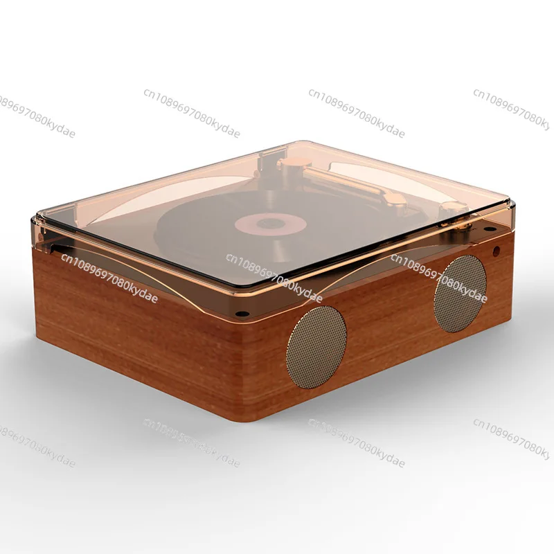 

Portable Bluetooth Stereo CD Record Player Retro Multifunctional Charging Music Player