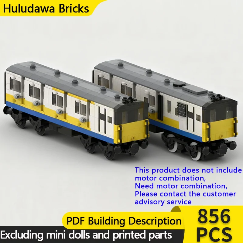 

City Car Model MOC Building Bricks Class 205 Diesel EMU Train Modular Technology Gifts Holiday Assemble Children Toys Suit