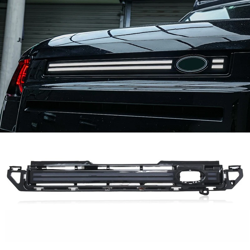 

For Land Rover Defender 90 110 130 2020-2025 LED Illuminated Front Grille Light Emitting Mesh Lamp Glow Upgrade Ambient Parts