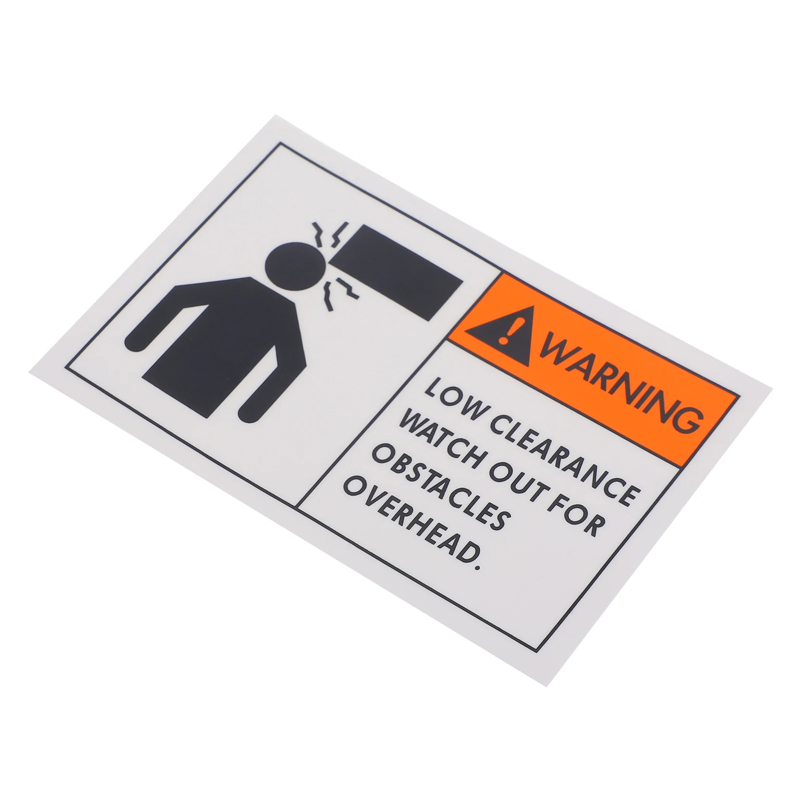 Warning Sign Sticker Watch Your Head Safety Sign Adhesive Decal Alert Caution Symbol Traffic Safety