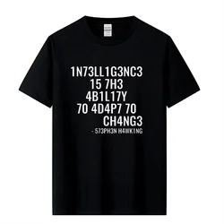 Maglietta del codificatore di fisica IT programma del Computer Hacker CPU magliette da uomo 100% cotone adattare o morire lettera top T-Shirt regalo T-Shirt