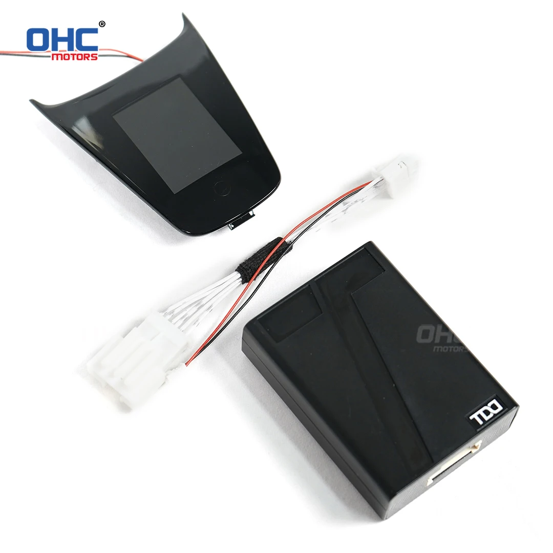 OHC LED غطاء عجلة قيادة السيارة الذكية لـ Tesla M1 Model 3 Model Y Smart Trim LCD Display APP التحكم السهل #2