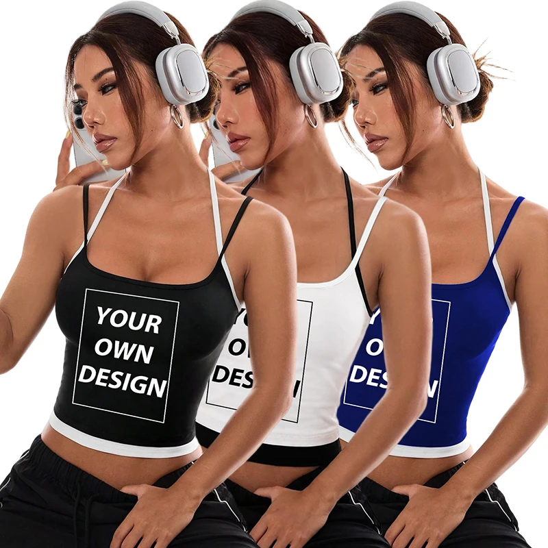 Sommer Personalisiertes Maßgeschneidertes Tanktop Damen Trendiges Street Sexy Outfit Weste Hip Hop Y2K Sister Singlet Eng Anliegend Dehnbar Bequeme Tops