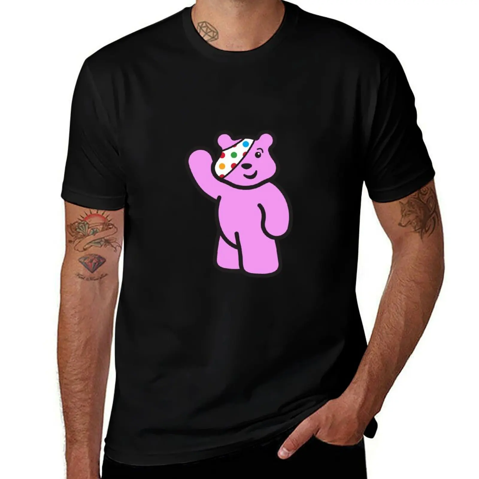 

Pink Pudsey Bear T-Shirt t shirt for man graphic t shirts for man T-Shirt