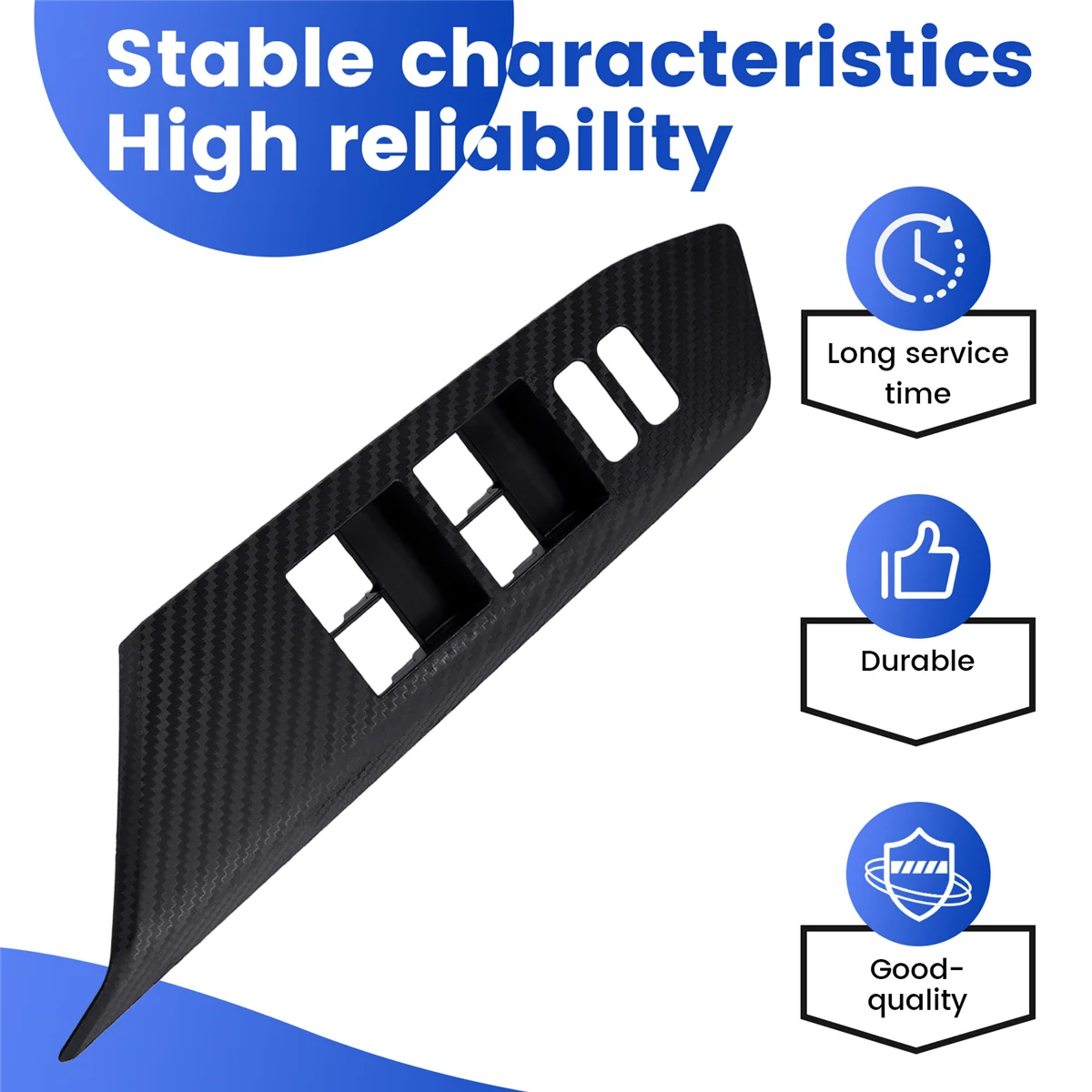 

Durable Car Left Driver Window Switch Bezel for Toyota RAV4 2013-2015 LHD