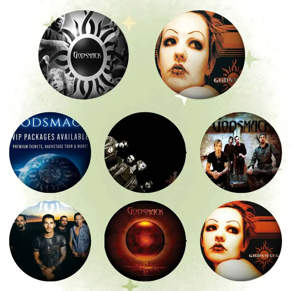 G-Godsmack Insignias con diseño de portada de álbum musical, pin de botón de hojalata, broche, insignia metálica, accesorios de joyería personalizados para sombrero, bolso y solapa