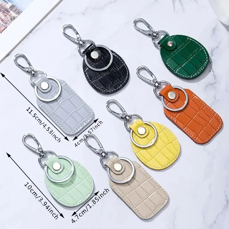 Кожаный брелок для ключей от Apple, защитный чехол в стиле ретро, с трекером и защитой от потери, аксессуары для устройств