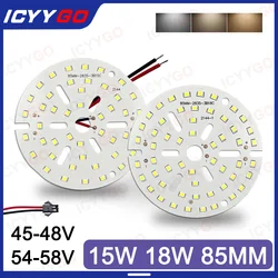 15W 18W Light Board SMD 2835 LED Chip Bulb Brightness Board PCB Light Board With LED, Suitable for DIY LED Bulb 85MM 3000K 6000K