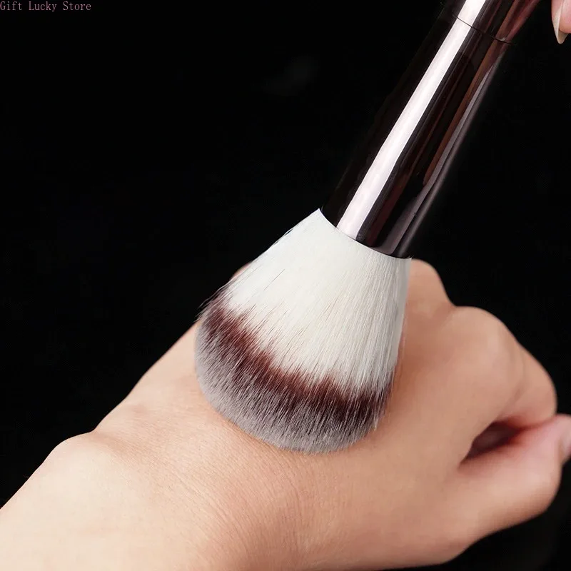 

1pc Hourglass Makeup brushes metal handle Foundation Blusher Make up brush Powder Contour Concealer Bronzer high end with box