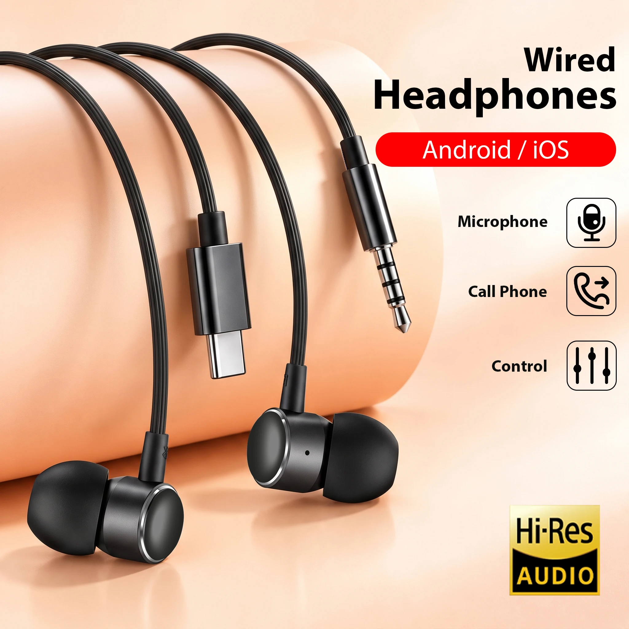 Phone Accessories Amazon - Wired Headphones For Samsung Xiaomi Huawei