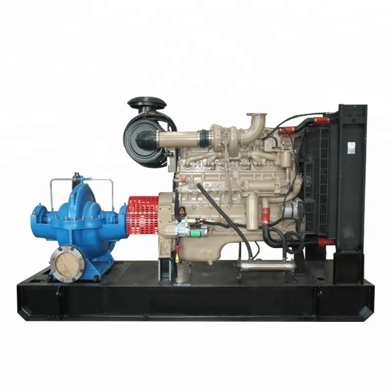 14 Inch Diesel Engine Large Water Pumps Manufacturer 1200m3/h for Industry