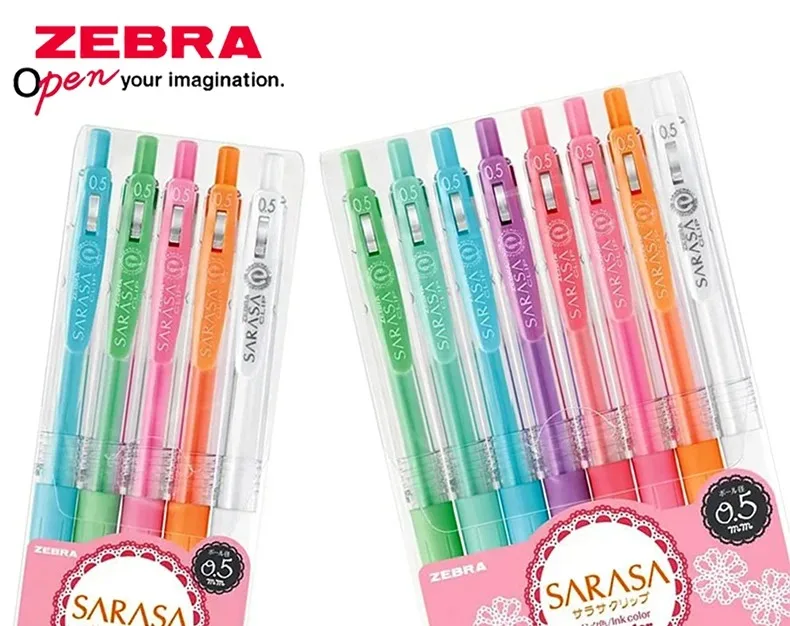 3/5/8 Farbe Zebra Gel Stift Set JJ15 Milch Farbe SARASA Student Writing Unterschrift 0,5mm Kawaii Japanisches Briefpapier zurück zur Schule – Detail 1