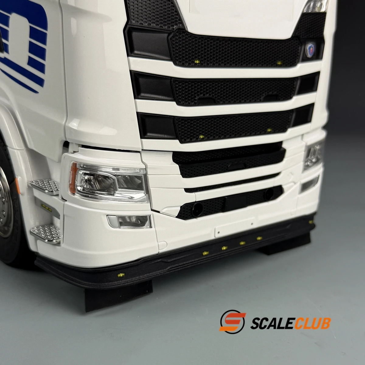 Alerón inferior de parachoques 770S con actualización de guardabarros para 1/14 Tamiya RC Scania 770S Romote Control juguete piezas de camiones europeos