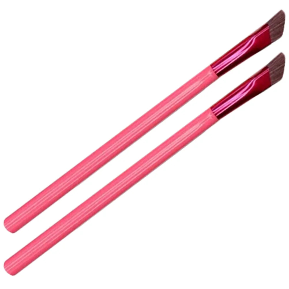 2pcs Cosmetics Eyebrow Women Makeup Angled Makeup eyebrow brush angled eyebrow brush eye brow concealer brush