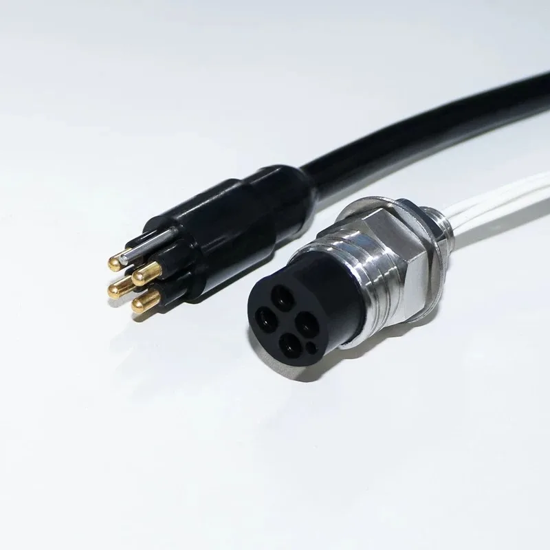 1meter Watertight Cable Waterproof Plug Watertight Connector ROV Watertight Connector Underwater Male/Female Plug