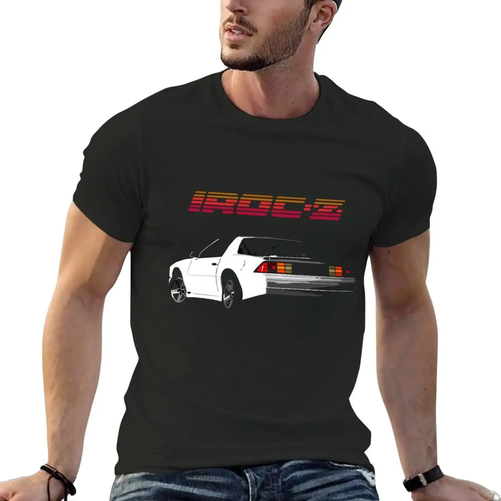 1987 5.7 IROC Z Logo T-Shirt tops oversized anime shirt cute clothes mens clothing