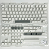 127 Keys XDA PBT Keycaps English Japanese Russian Korean Thailand For Apple MAC Cherry MX Keycap For Custom Mechanical Keyboard