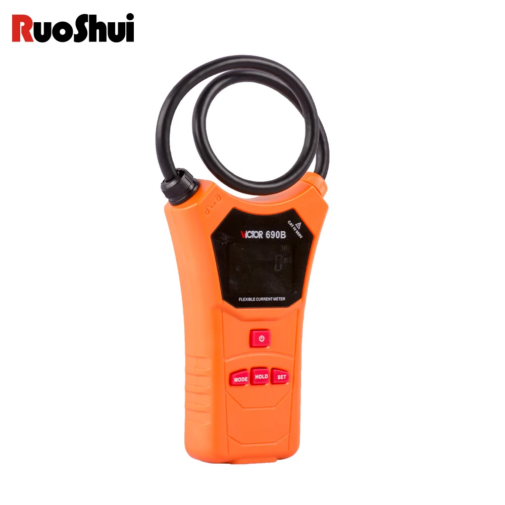 RUOSHUI 690 Digital Flexible Current Clamp Meter Multimeter True RMS Leakage Ammeter Pliers Voltage Tester Electric Instruments