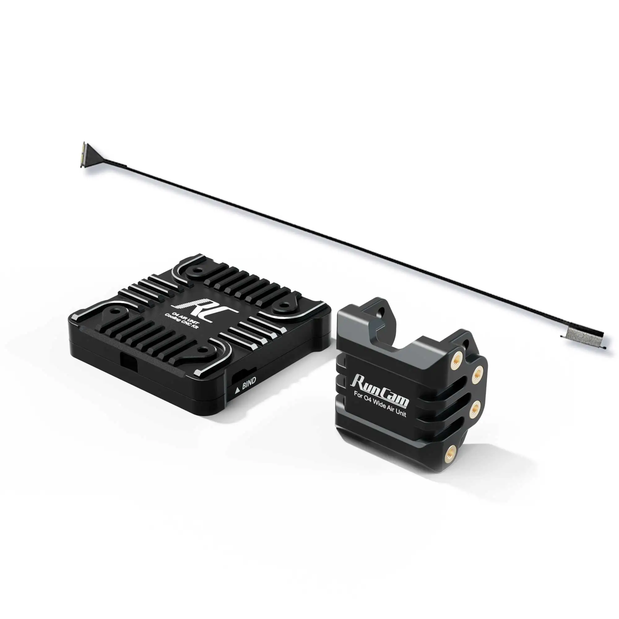 RunCam O4 CNC Cooling Shell Lens Bracket and Coaxial Cable for O4 Air Unit O4 Wide Air Unit ND Filter Set