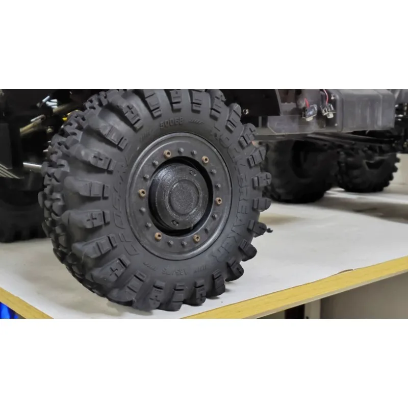 Scale Hub Caps Unimog Style For CROSSRC EMO X/XX/XXL 1/6  Scale RC Crawler  PETG-CF 3D Printed Bolt-On Direct Fit Upgrade Parts