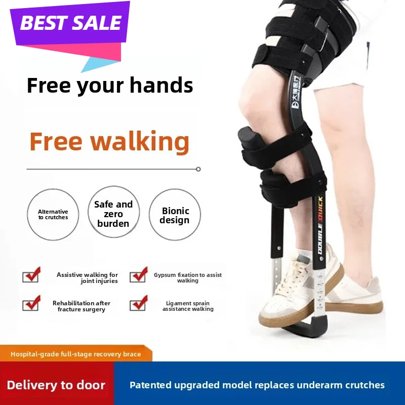 Knee Scooter Walker Crutch Ankle Fracture Recovery Leg Support Roller Aid Mobility