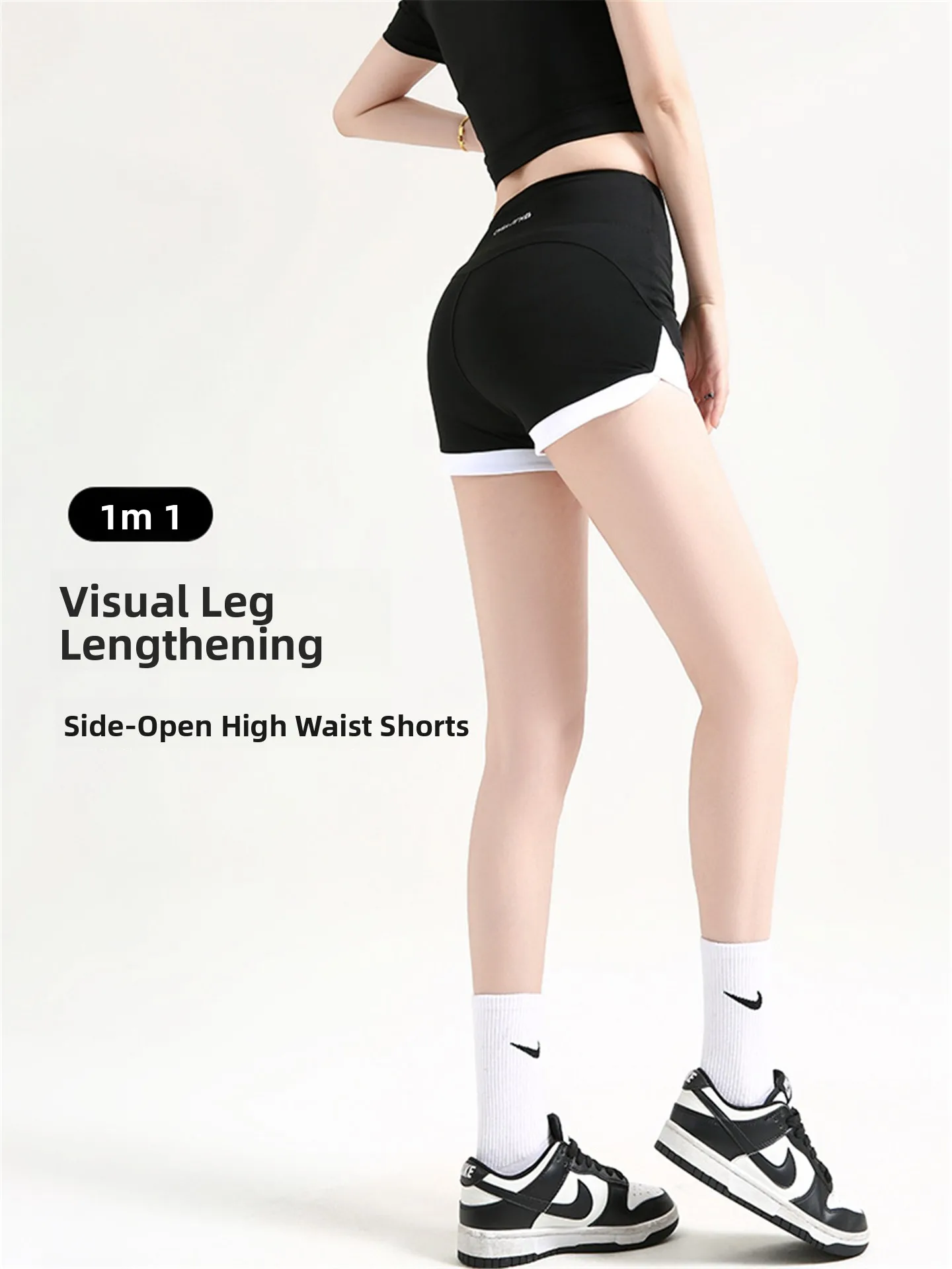 Bla yoga fitn orts cintura alta fina verão ao ar livre wear exercício controle de barriga levantamento de bunda t-quarto comprimento calças quentes