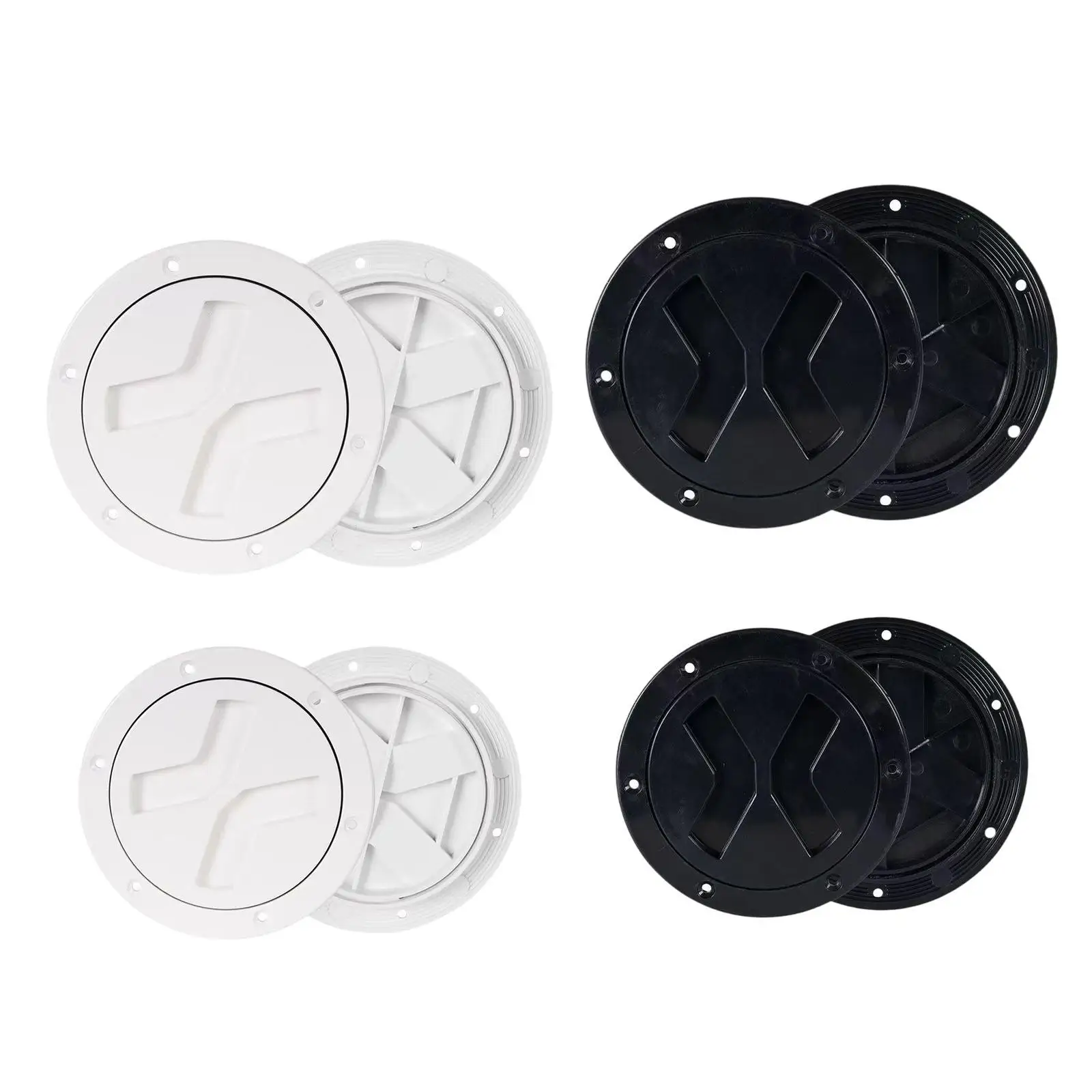 Boat Hatch Inspection Hatch Deck Plate Easily Install Premium Waterproof with Detachable Cover Marine Access Port Hatch Cover