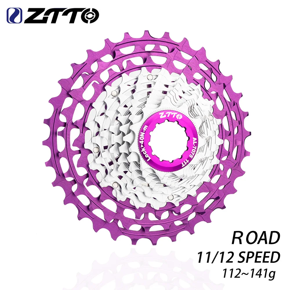 ZTTO Ultimate 11/12 Speed Road Bike Cassette 11s 12s 11-28/30/32/34/36T ULT Sprocket Freewheel 112g~141g Road Gravel K7 HG