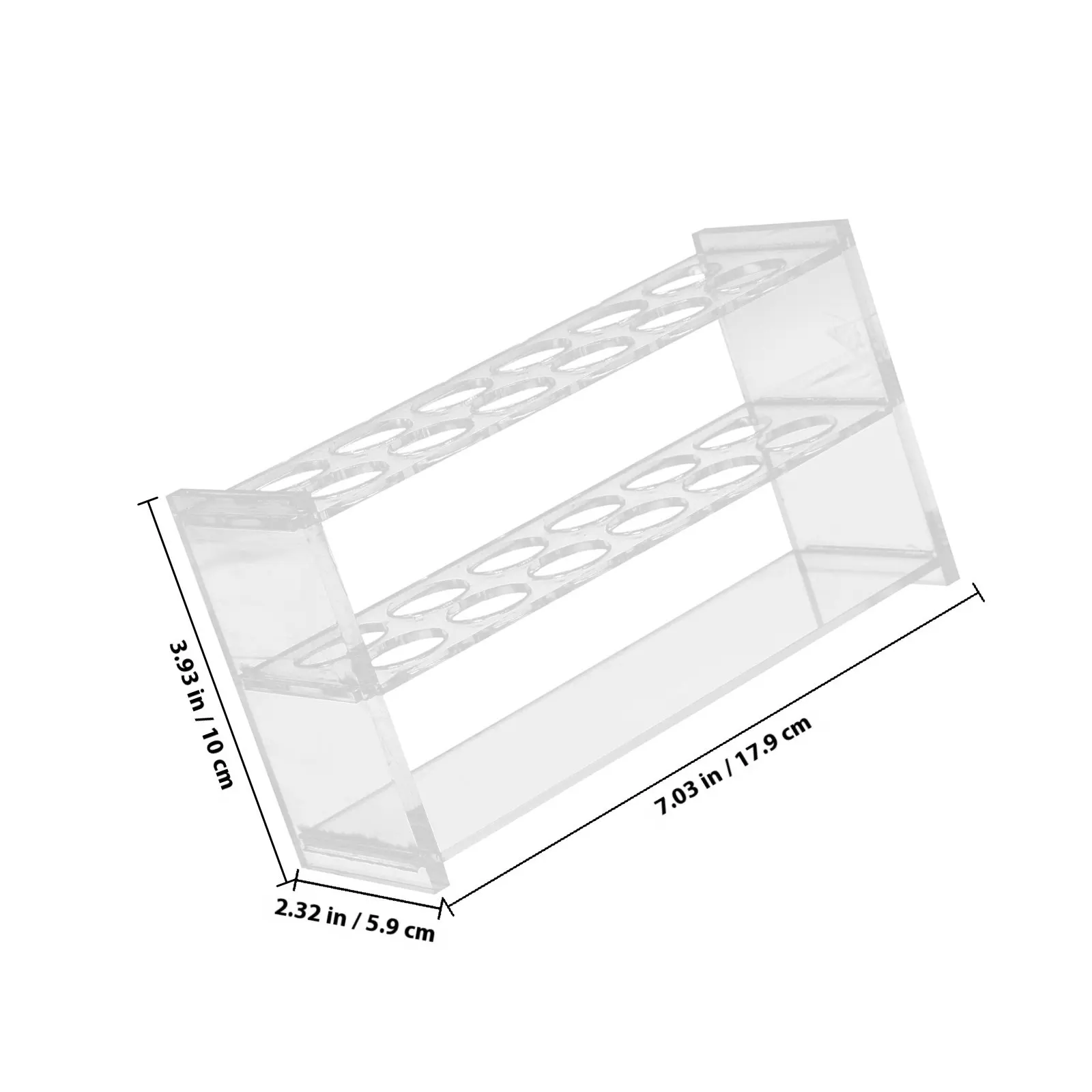 6 Slots Test Tube Holder Durable Centrifuge Tube Organizer Lightweight Lab Storage Solution Test Tubes Rack Sampling Tubes Rack view 2