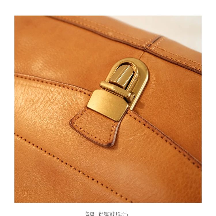 Wochenend-Outdoor-Tagesparty, echtes Leder, kleine Damen-Umhängetasche, Vintage-Designer-Handtasche aus handgefertigtem Rindsleder – Detail 11