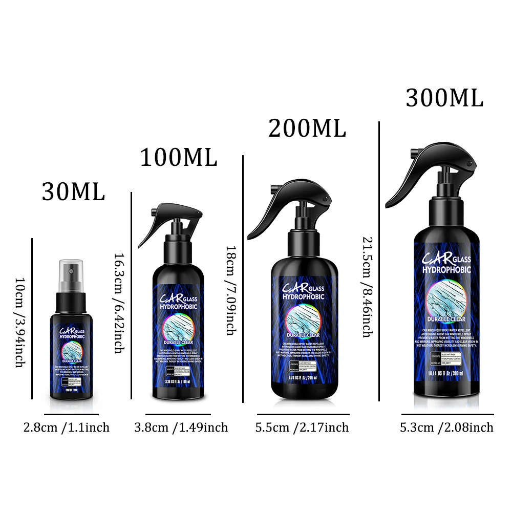 Motorcycle Water Repellent Spray Anti Rain Coating For Car Glass Hydrophobic Anti-rain Car Liquid Windshield Mirror Polish Kit image 6