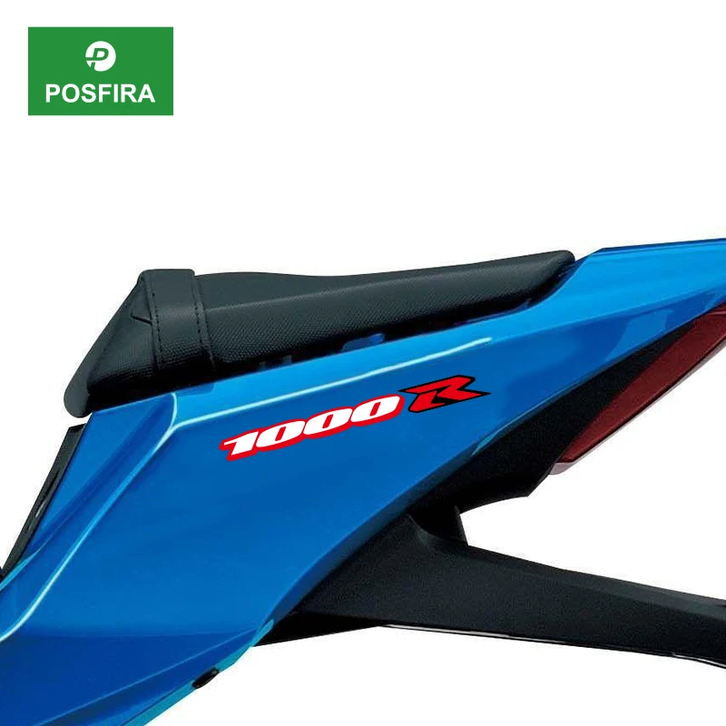 POSFIRA Motorcycle Rear Seat Panel Sticker Vinyl Decals for Suzuki GSXR 1000R GSXR1000R GSX R1000R 2017-2026 2025 Accessories
