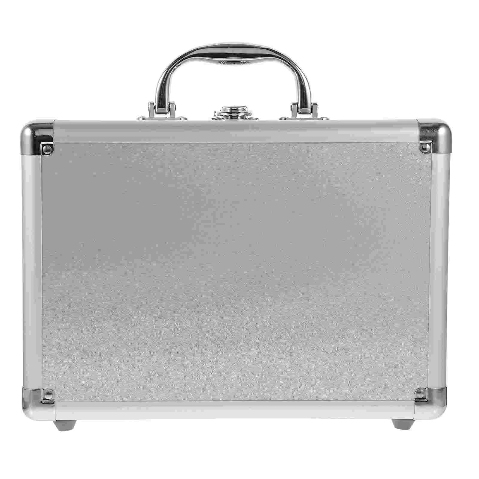 Suitcase Suitcases Toolbox Hard Briefcases for Men Egg Cotton Silver Man Storage Boxes