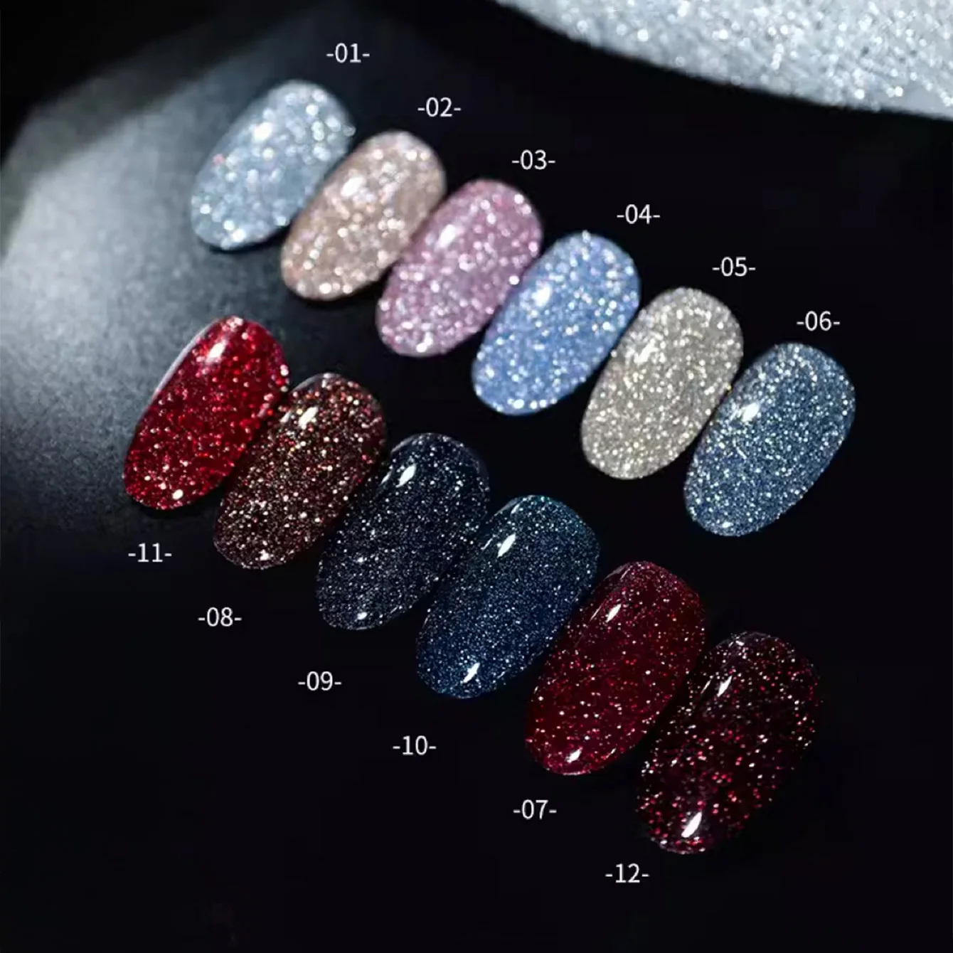

1-12pcs SHAKA Spring Broken Diamond Glue Brown Pink Red Gel Nail Polish 2026 New Atmosphere Essential For Christmas Nail Gel